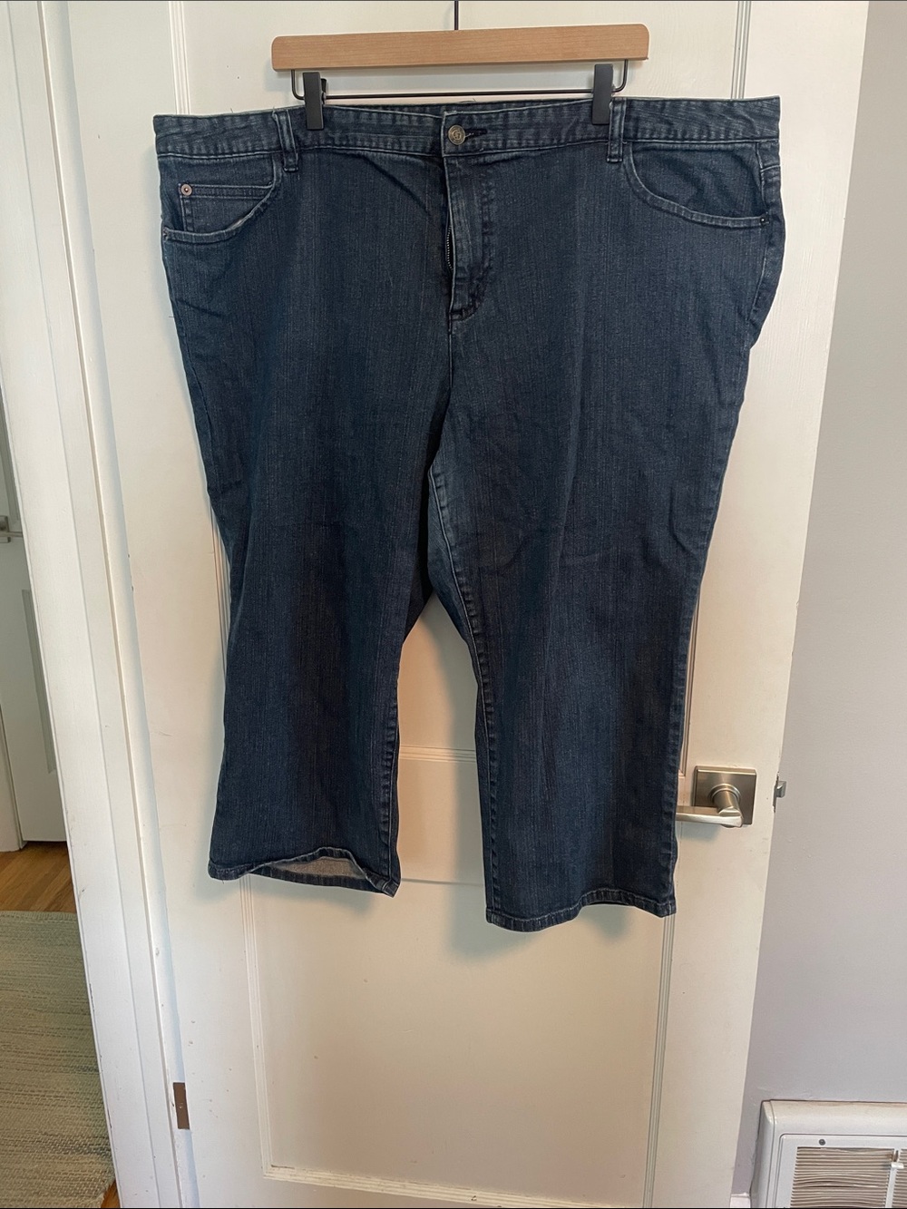 Michael Kors Dark Wash Denim Capris